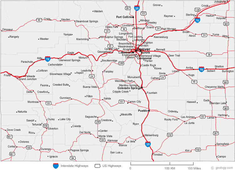 Map of Colorado showing service areas including Summit County, Vail, Denver, and surrounding mountain communities